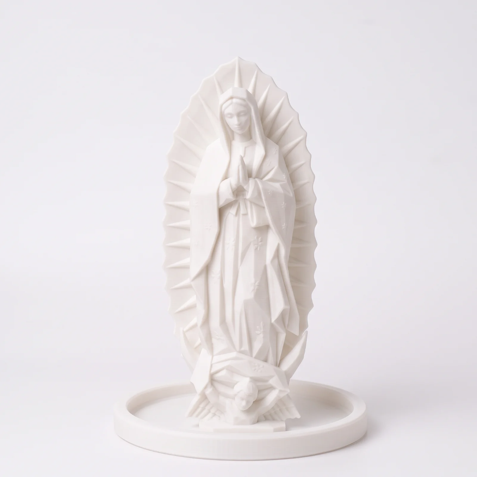 Bunda Guadalupe — Patung Cetak 3D