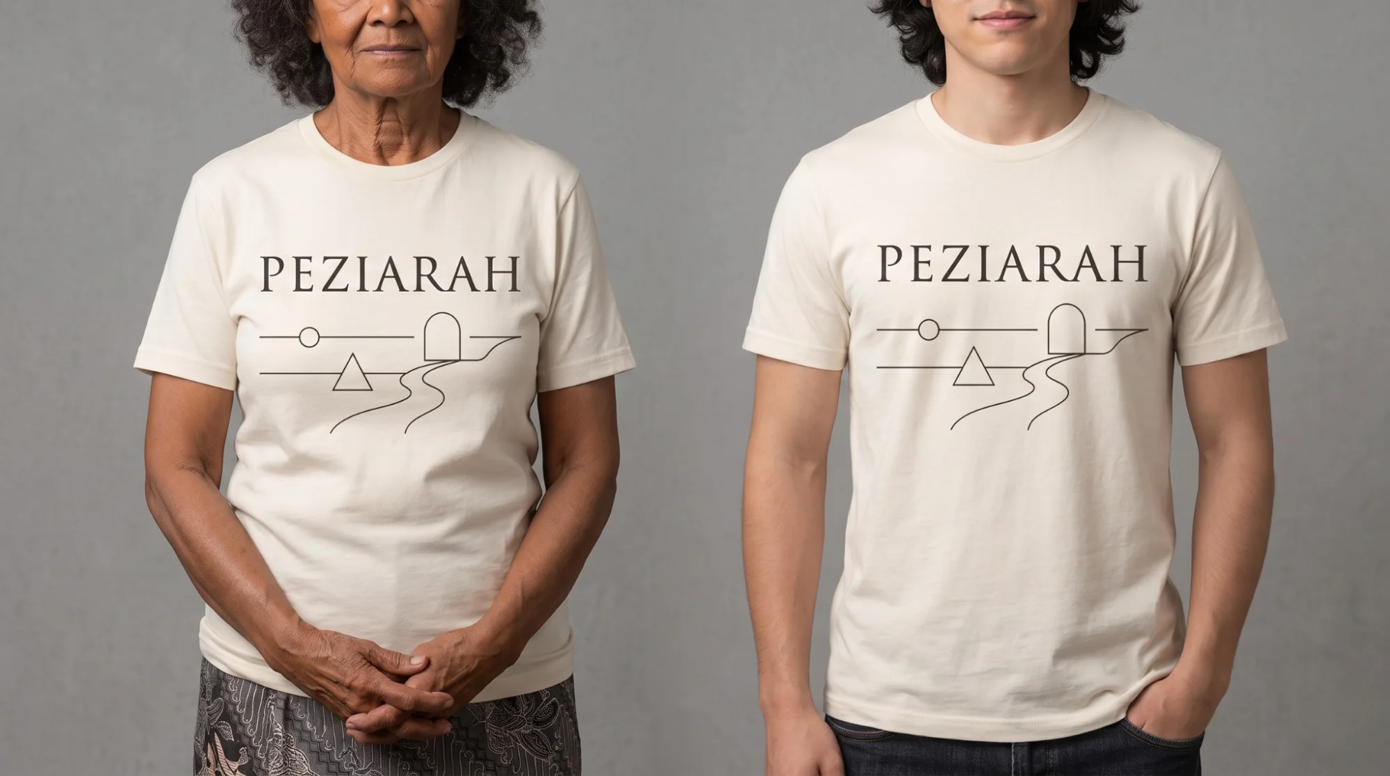 Kaos Katun “Peziarah” — foto tambahan