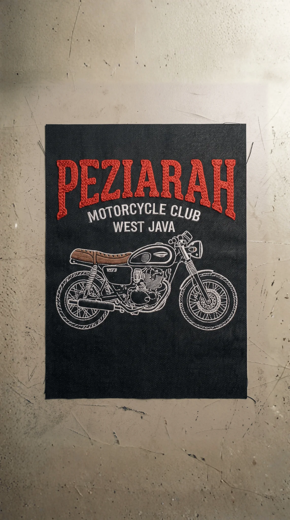 Patch Bordir “Peziarah Motorcycle Club”