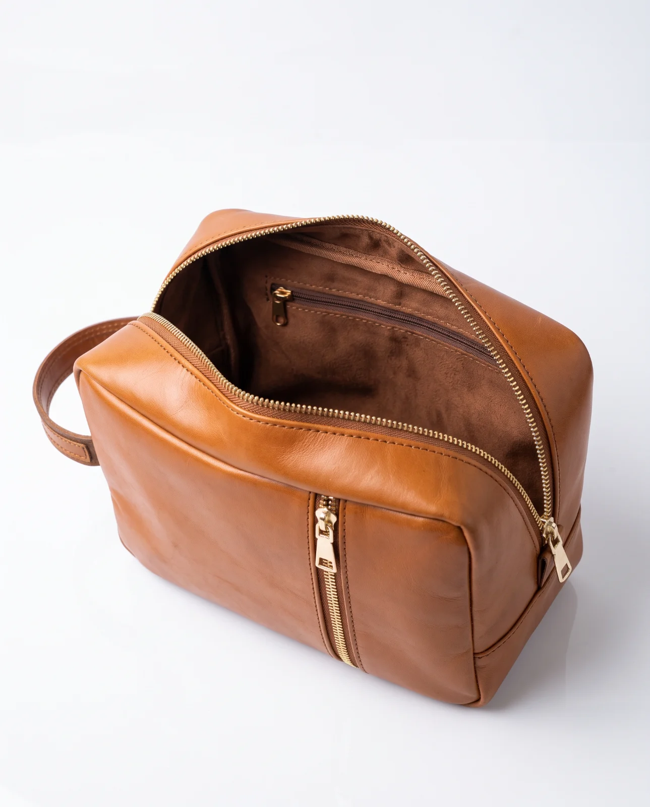 Tas Romo — Dopp Kit Kulit Pull-up — foto tambahan
