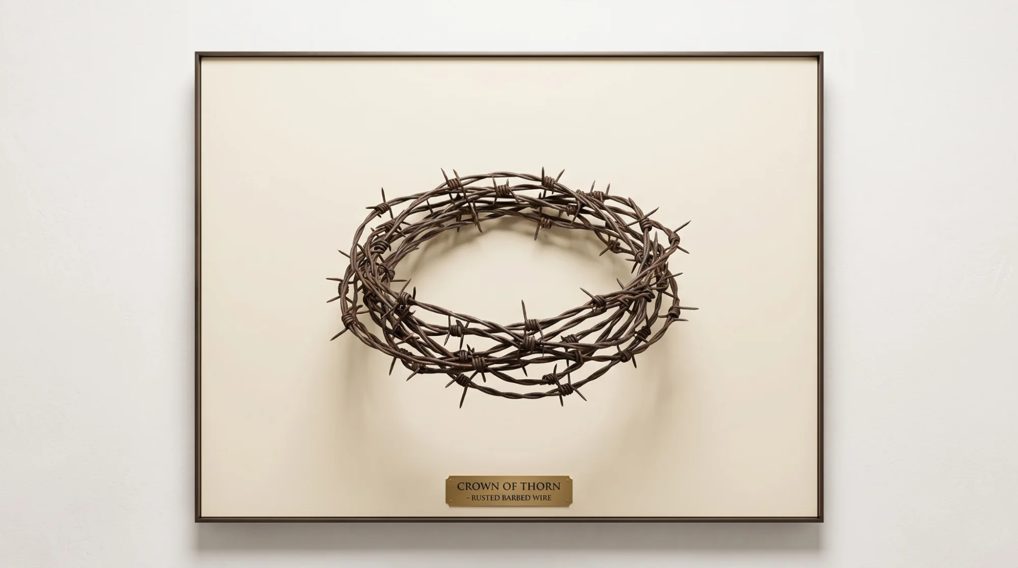 Wall Art “Crown of Thorn” — Kawat Berduri